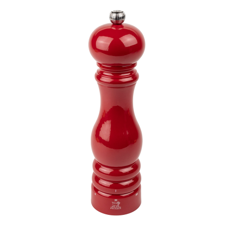 Мельница для перца, 22 см. цвет гранат, лак, дерево, Paris u'select Peugeot