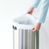 Мусорный бак Touch Bin (60 л), Стальной матовый (FPP) Brabantia