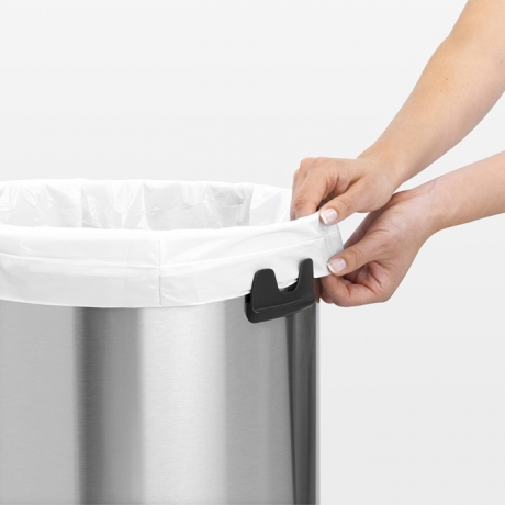 Мусорный бак Touch Bin (60 л), Стальной матовый (FPP) Brabantia