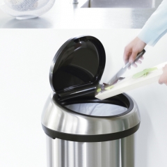 Мусорный бак Touch Bin (60 л), Стальной матовый (FPP) Brabantia
