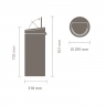 Мусорный бак Touch Bin New (30 л), Черный, с эффектом минерального напыления Brabantia