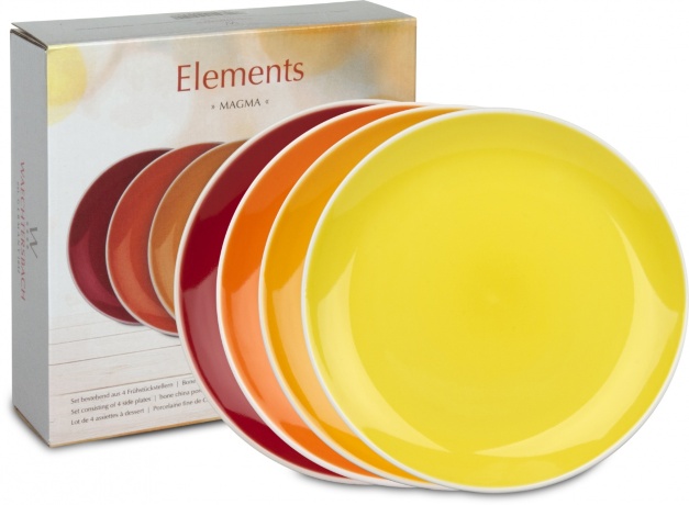 Набор 4-х тарелок, 19 см. "Магма" WAECHTERSBACH