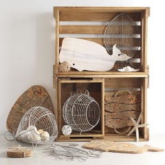 Корзина, 23,5x17x24 см. "Fish" Grey T&G