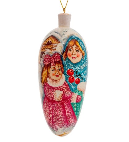 РД- 10/ 5 Елоченая игрушка "Зима" художественная роспись