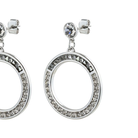 Серьги CAL+CRY A2110NM-E02.1.1 BW/S