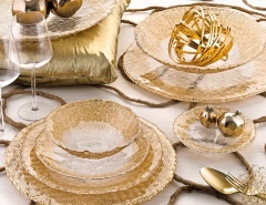 Тарелка малая плоская, 15 см. Tricot Gold IVV