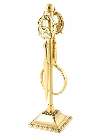 Лупа и нож для бумаги на подставке Stilars, 30 см.