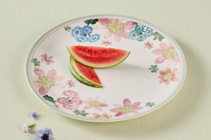 Блюдо круглое Primula, белое, 32 см. Maxwell & Williams