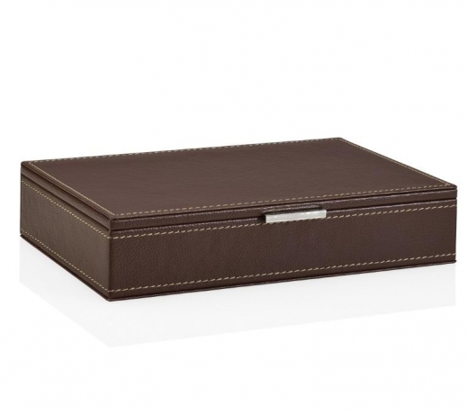 Шкатулка для ювелирных изделий с зеркалом, 24х16х5 см. Brown Andrea House