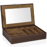 Шкатулка для ювелирных изделий с зеркалом, 24х16х5 см. Brown Andrea House