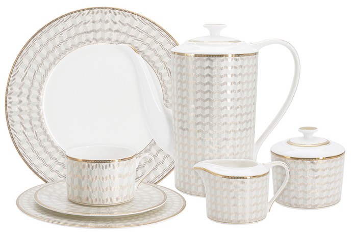 Чайный сервиз Алькасар, 12 персон, 40 предметов Emily