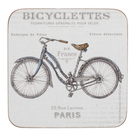 Набор из 6 подставок, 10x10 см. Bicycle Kitchen Craft 
