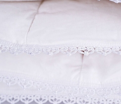 Одеяло всесезонное (для детей до 3 лет) "Пуховое Облако" 100х150, из белого гусиного пуха, кассетная технология