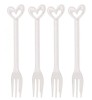 Набор из 4 вилок для торта SUSI KOZIOL, прозрачный