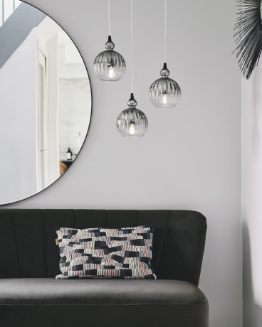 Подвесной светильник BALL BALL, Ø15, дымчатый/стекло Halo Design