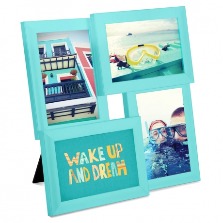 Мультирамка для 4 фотографий pane морская волна