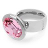Кольцо TIVOLA big S light rose  18.5 мм