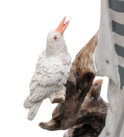 GA-81 Статуэтка "Белый Ангел с воронами"