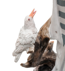 GA-81 Статуэтка "Белый Ангел с воронами"