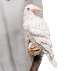 GA-81 Статуэтка "Белый Ангел с воронами"