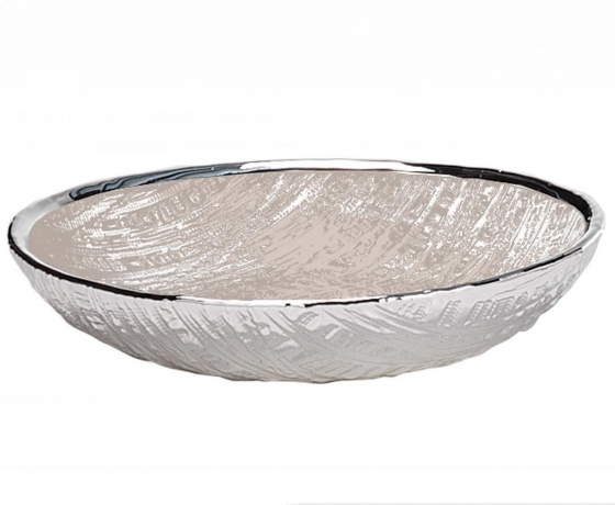 Блюдо INFINITY, 13 см. бежевый, Argenesi