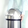 Мусорный бак Push Bin (60 л), Стальной матовый Brabantia