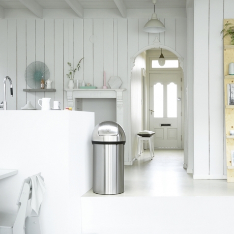 Мусорный бак Push Bin (60 л), Стальной матовый Brabantia