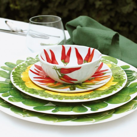 Салатник PEPERONCINI, 21 см. DIETA MEDITERRANEA - VEGETABLES Taitu