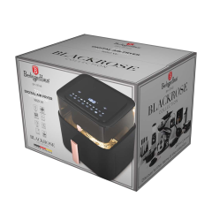 Аэрогриль электрический, 7.2л, Berlinger Haus, black/rose gold, черный