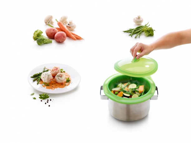 Пароварка складная Lekue, салатовая