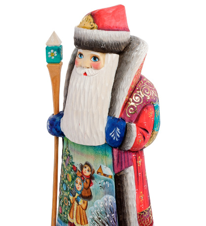 РД- 13 Фигурка Дед Мороз (Резной) 20 см