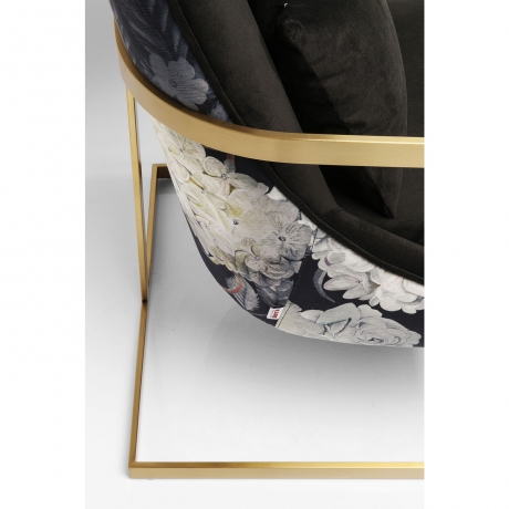 Кресло Bold, коллекция "Болд" 67*96*78, Нержавеющая сталь, Полиэстер, Сосна, Пенополиуретан, ДВП, Коричневый