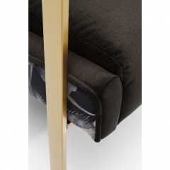 Кресло Bold, коллекция "Болд" 67*96*78, Нержавеющая сталь, Полиэстер, Сосна, Пенополиуретан, ДВП, Коричневый