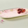 Блюдо овальное Primula, розовое, 37х23 см. Maxwell & Williams