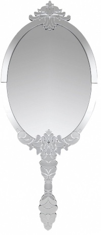 Зеркало овальное настенное венецианское Principessa