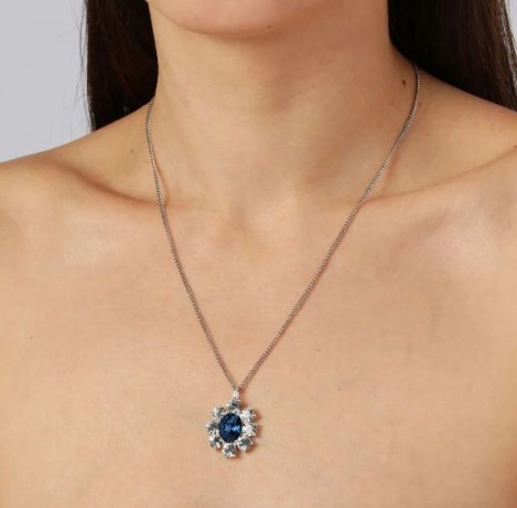 Колье CLAUDIA SS BLUE Dyrberg Kern