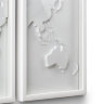 Декоративное панно для стен Mapster, 3 элемента, белое, Umbra
