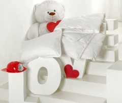 Подушка низкая (для детей до 3 лет) "Пуховое Облако", 40х60, из белого гусиного пуха, Natures