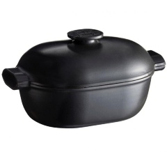 Кастрюля овальная, 4,5л, керамическая индукционная, серия Delight Emile Henry