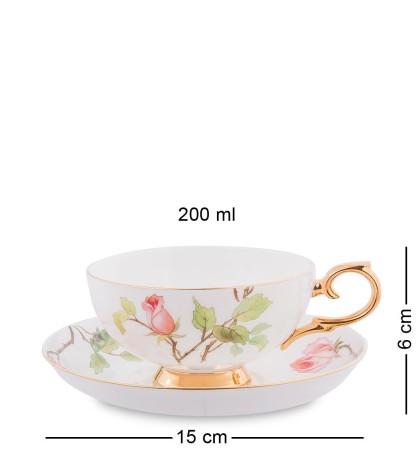 JK- 39 Чайный набор "Соло Роза" (Pavone)