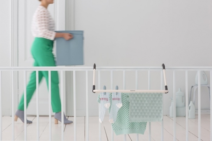 Навесная сушилка (4,5 м навески), Серый металлик Brabantia