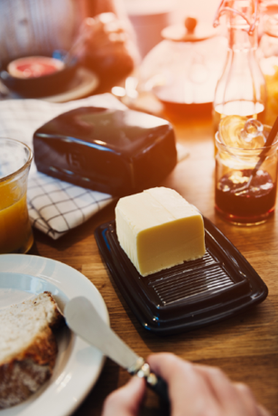 Масленка Emile Henry, гранат, Emile Henry