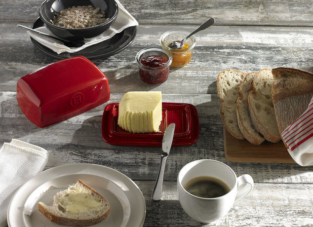 Масленка Emile Henry, гранат, Emile Henry