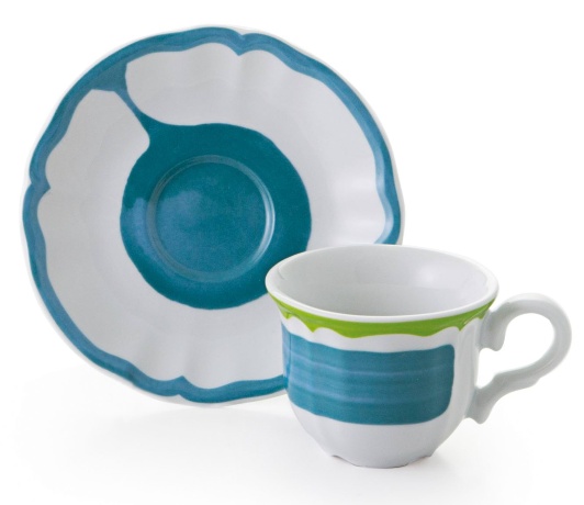 Набор из 6-ти чашек с блюдцами, 200 мл. Giotto Fade