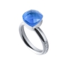 Кольцо Firenze ocean 18.5 мм. 612114 BL/S Qudo