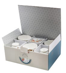 JS-09 Чайный набор на 6 перс. "Роза Рафаэлло" (Pavone)