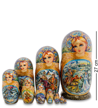 МР-25/109 Матрешка 10м "Снегурочка"