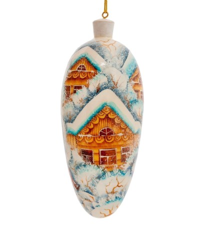 РД- 10/ 7 Елоченая игрушка "Шишка" художественная роспись