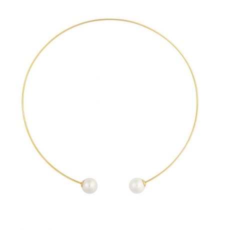 Колье White Pearl B0500.1 BW/G Possebon