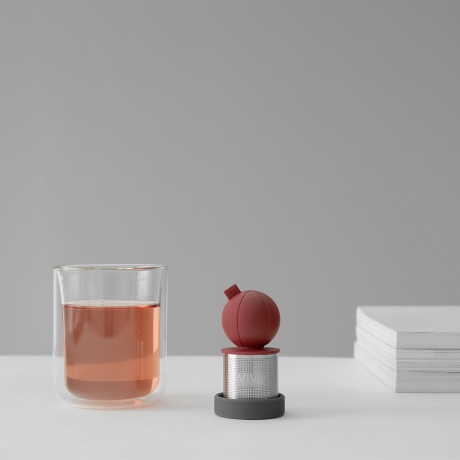 Ситечко для заваривания чая "Поплавок" Infusion, красный, Viva Scandinavia